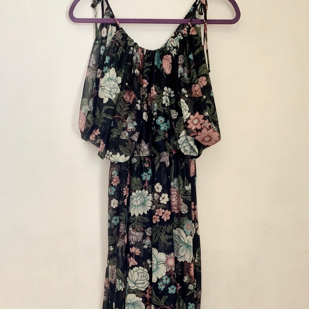 Vintage Floral Maxi Dress